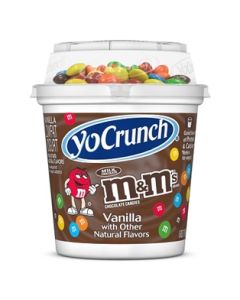 Yo Crunch Vanilla Yogurt with M&Ms (6oz.)