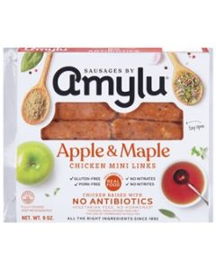 Amylu Mini Apple & Maple Chicken Sausage Links (9oz)
