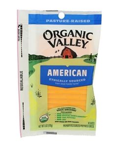 Organic Valley Yellow American Cheese  (6oz)