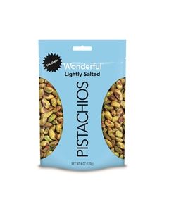 Wonderful Pistachios No Shells Roasted and Lightly Salted (6oz)