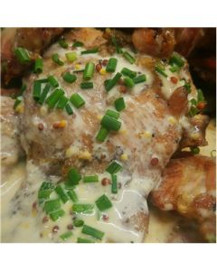 Grilled Honey Mustard Boneless Chicken Thighs