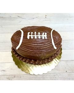 Football Shaped Chocolate  Silk Cake
