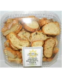 Homemade Assorted Bruschetta Toasts