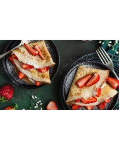 Crepes Handmade Cheese & Strawberry (6Pc)