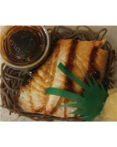 Salmon Teriyaki W/ Soba Noodles