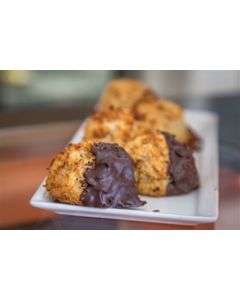 A&V Chocolate Dipped Coconut Macaroons (6pc)