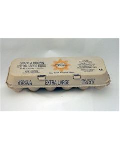 A&V Natural Cage Free Extra Large Brown Eggs (1doz)