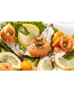 Smoked Salmon Triangles