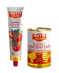 Tomato Paste TIN Mutti I Double Concentre (140 gr.)