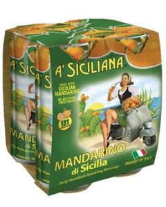 A'Siciliana Mandarin Soda 4pk