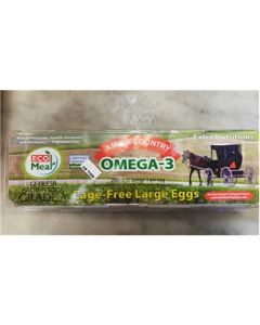 Ecomeal Cage Free Omega Large Brown Eggs (dozen)