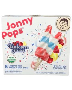 Jonnypops Organic Red, White & Blue Twist (6.72 oz)