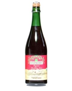Val de France Organic Sparkling Apple Raspberry Juice (25oz)