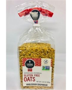 Sigdal Gluten Free with Oats Crispbread (6.7oz.)