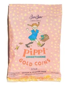 Bonbon Swidish Pippi Sour Gold Coins 4.2oz