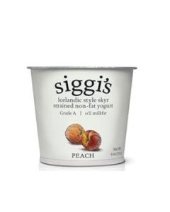 Siggi's Peach Icelandic Skyr Yogurt (5.3oz)