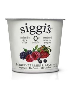 Siggis 4% Mixberry Milk Fat Free Yogurt (4.4oz)