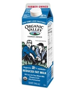 Organic Valley Organic 2% Reduced Fat Milk 32 oz.