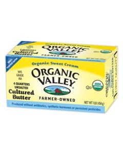 Organic Valley Butter, Salted 16oz